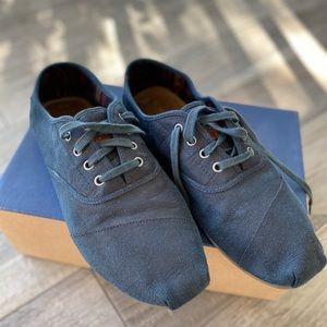 Men’s Canvas Lace-up Tom’s (Navy Blue)